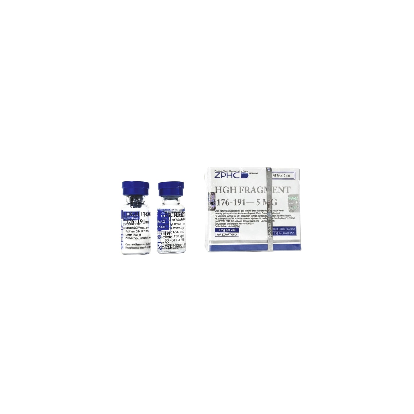 HGH FRAGMENT 176-191 ZPHC პეპტიდი ფრაგმენტი 5MG