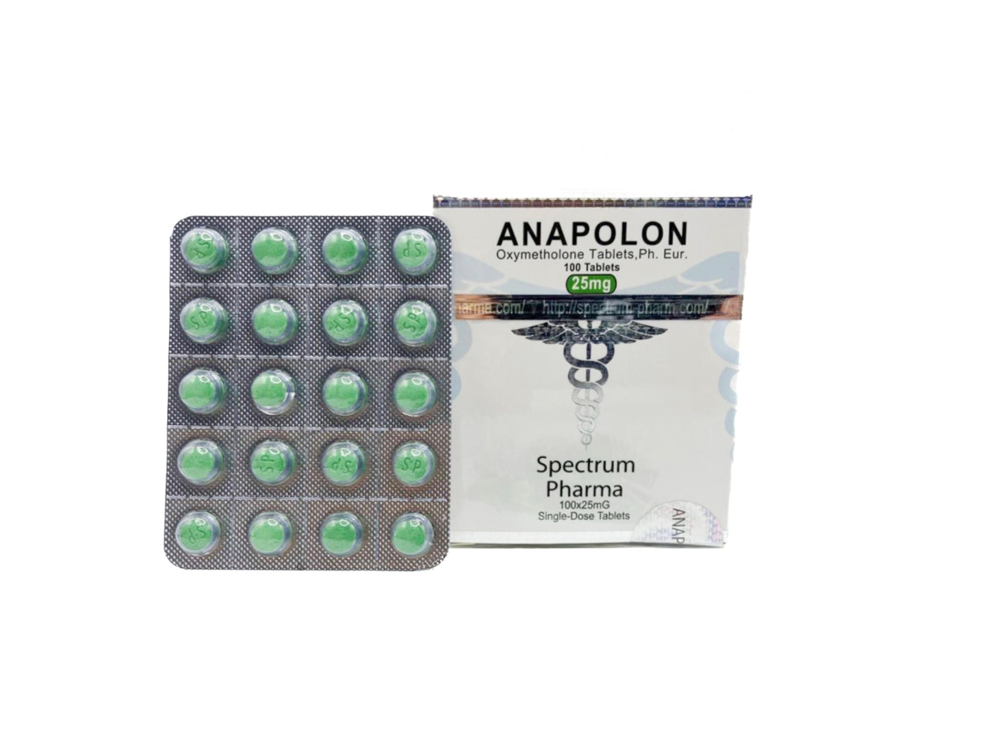 ANAPOLON 25MG-ანაპოლონი (20TABLETS) SPECTRUM PHARMA (Copy)