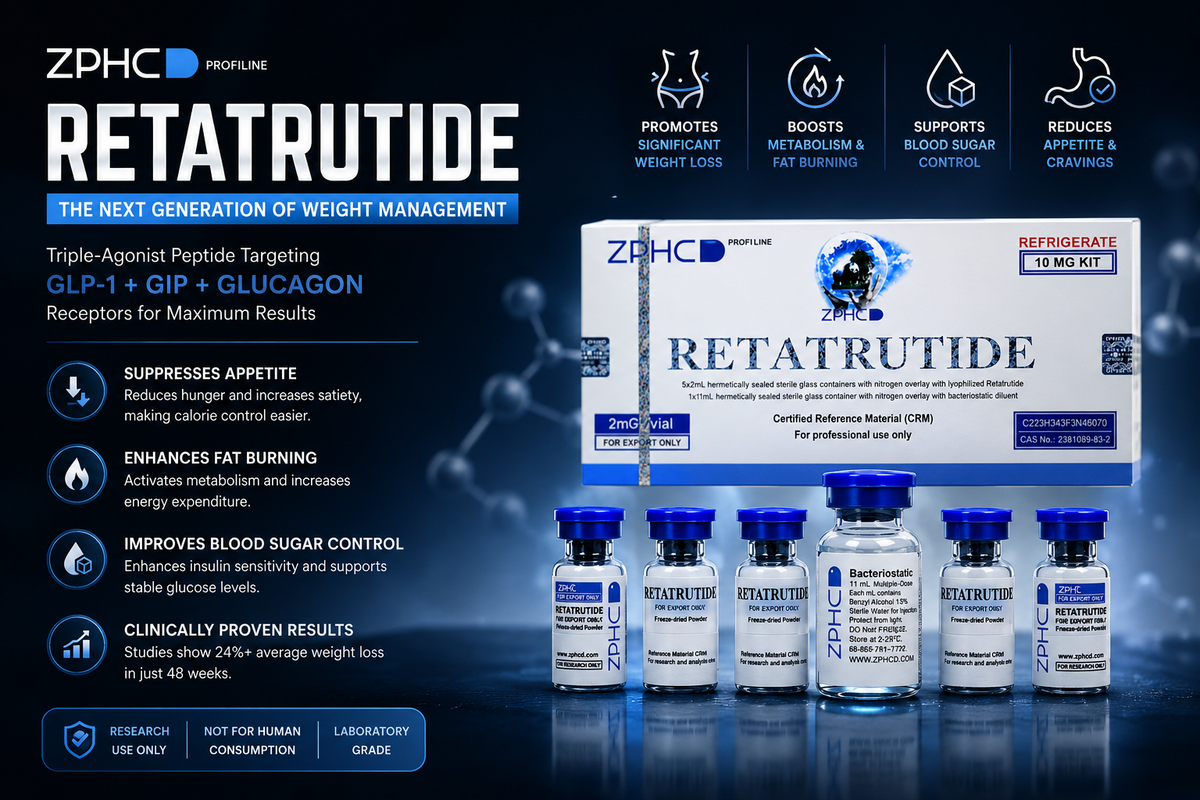 Retatrutide (რეტატრუტიდი) – წონის მართვის მომავლის ინოვაციური ნაერთი