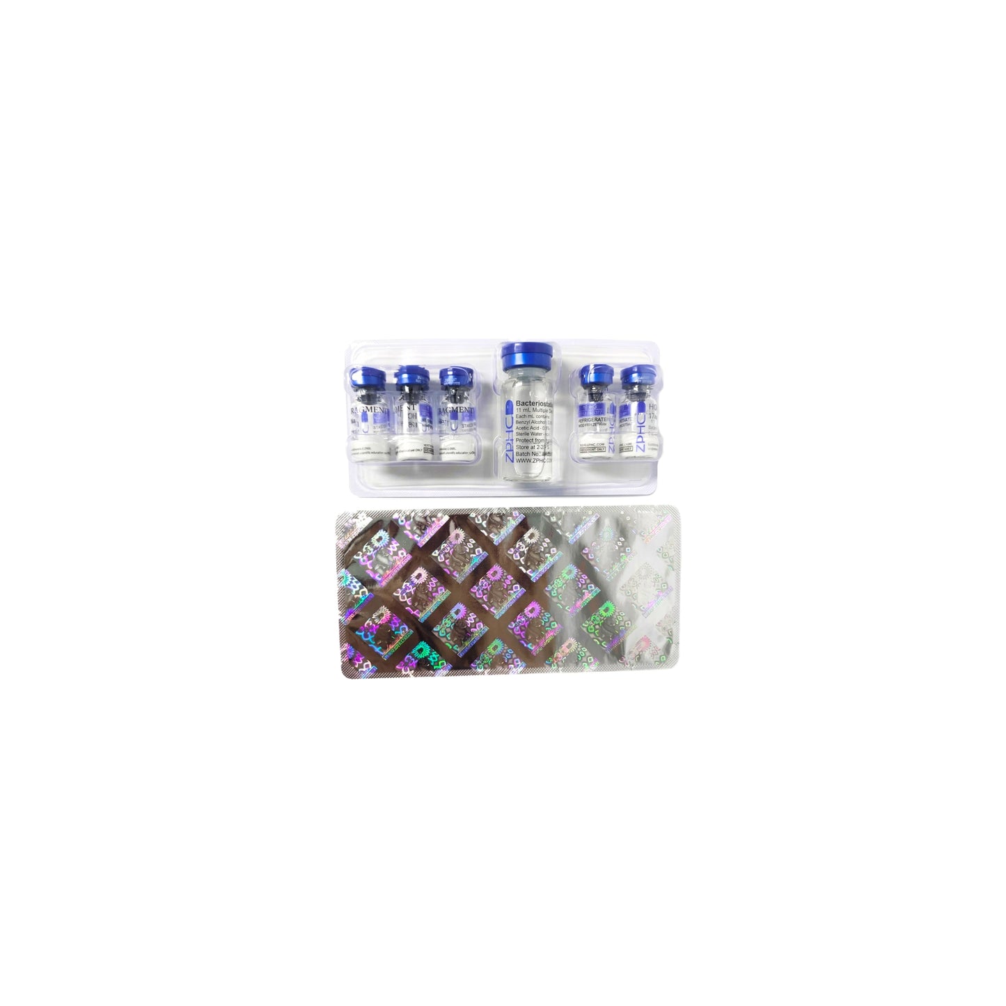 HGH FRAGMENT 176-191 ZPHC პეპტიდი ფრაგმენტი 10MG  (50MG) 5 vials