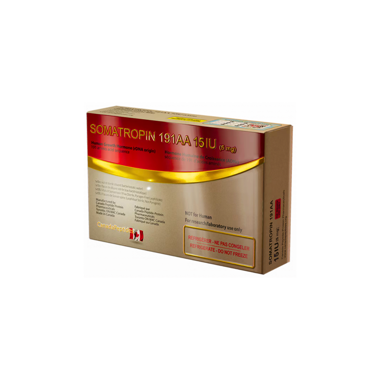 Growth Hormone- ზრდის ჰორმონი 75 IU / 5Flakon CanadaBiolabs