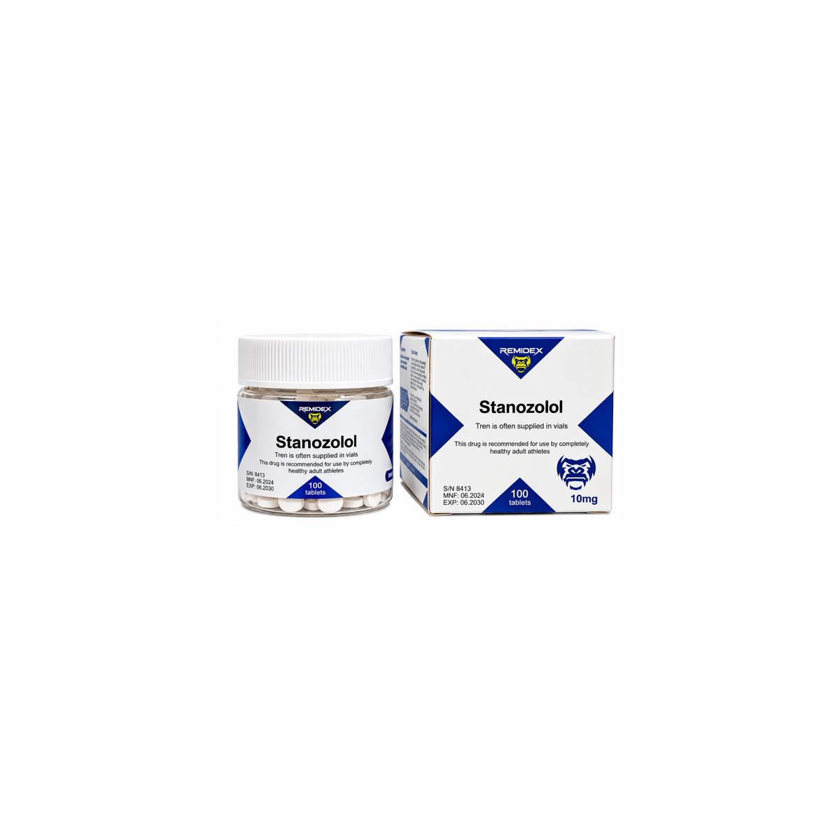 Stanozolol – სტანაზოლი 10mg 100Tablets REMIDEX