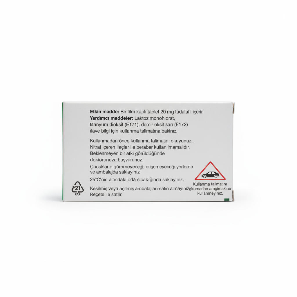 CIALIS- ციალისი 20 მგ (4 TABLET)