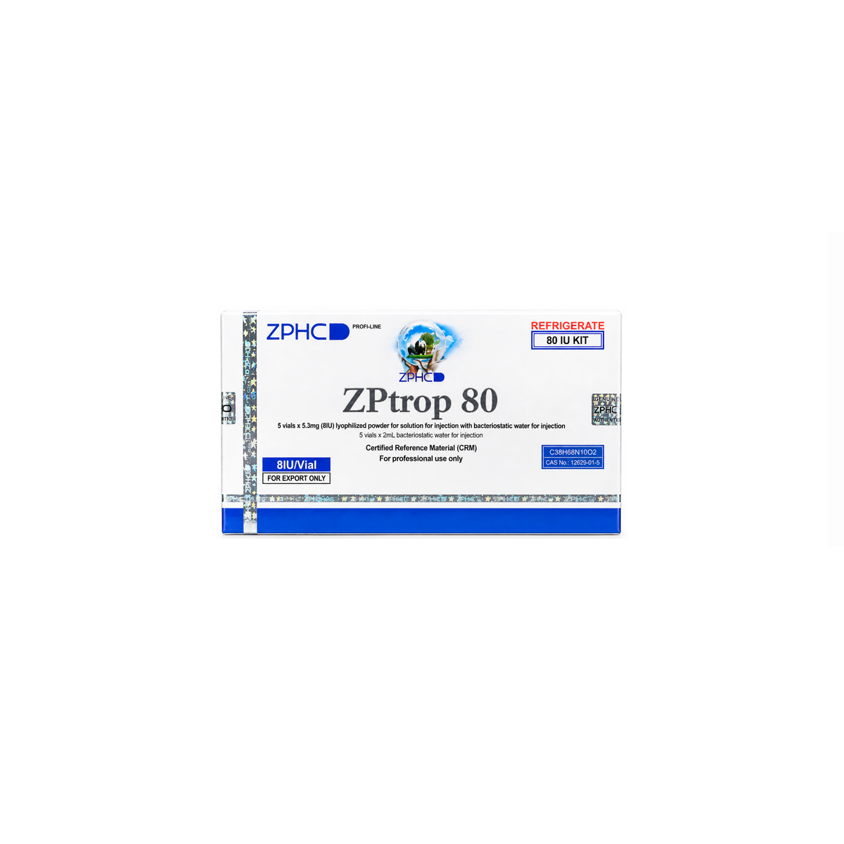 ზრდის ჰორმონი – Growth Hormone 80 IU / 5Flakon ZPHC