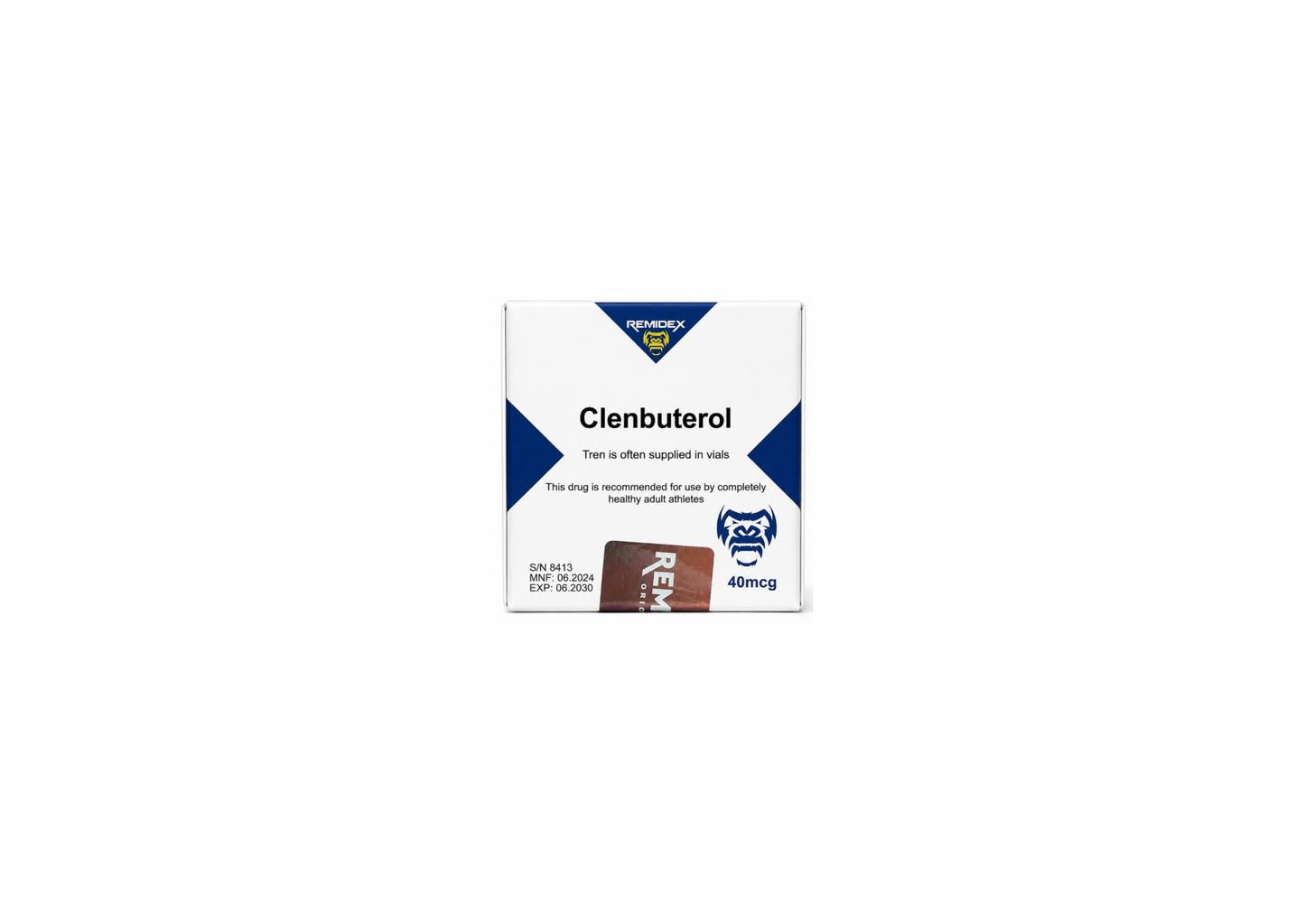 CLENBUTEROL-კლენბუტეროლი 40mg (100Tablets) REMIDEX