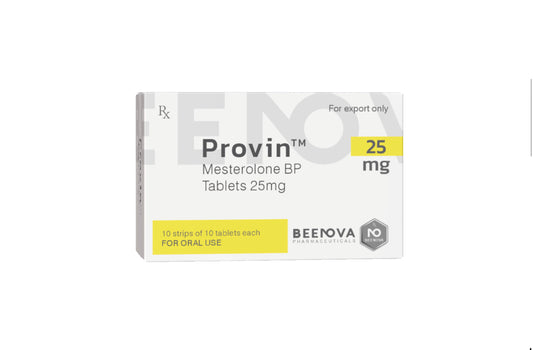 PROVIRON MESTEROLONE 25mg-პროვირონი (50TABLETS) BEENOVA