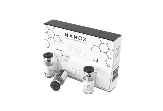 GHRP-6 პეპტიდი 5mg (5VIALS) NANOX PEPTIDE