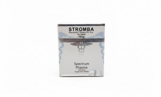 STROMBA (stanozolol) 10mg- სტანოზოლოლი(100 TABLETS) SPECTRUM PHARMA