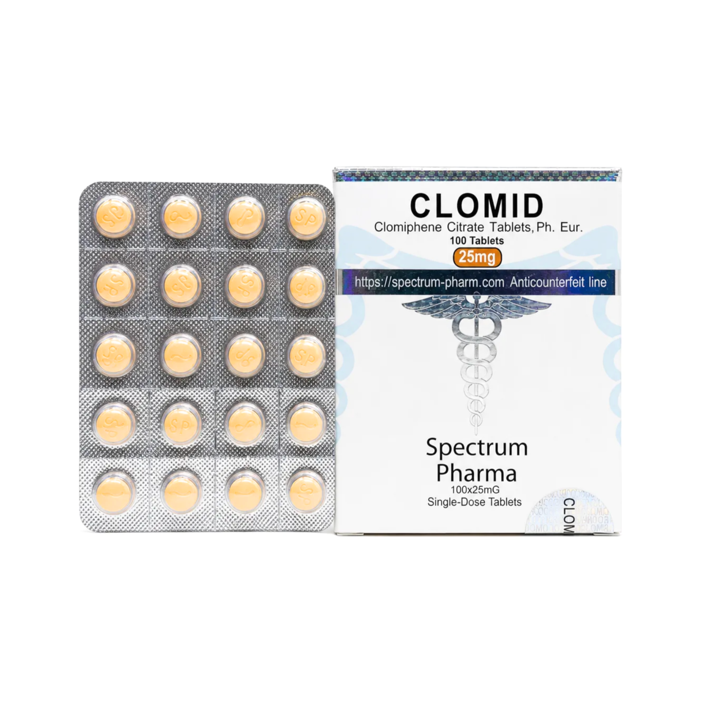 Clomifene Citrate-კლომიდი 25mg 20 tablets SPECTRUM PHARMA