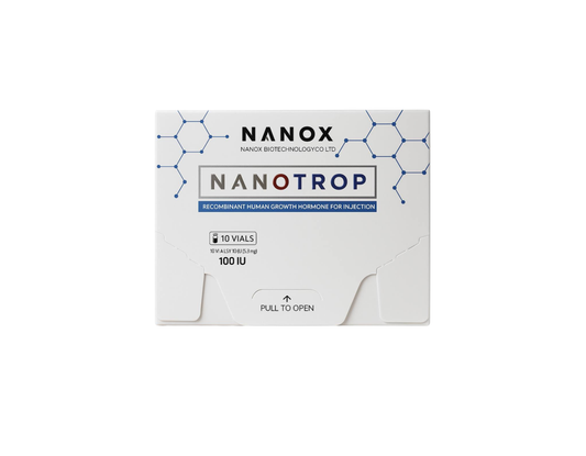 GROW HORMONE NANOTROPIN 100IU-ზრდის ჰორმონი ნანოტროპინ (10VIALS) NANOX
