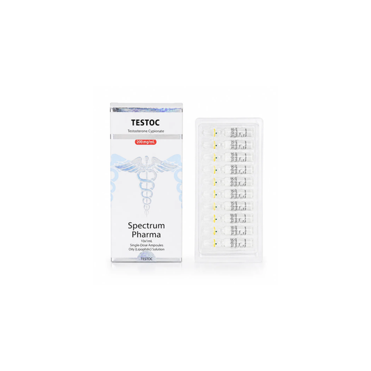 TESTO C TESTOSTERONE CYPIONATE 250 10ml- ტესტოსტერონ ციპიონატი (VIAL) SPECTRUM PHARMA
